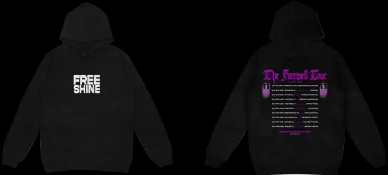 FREE SHINE HOODIE BLACK