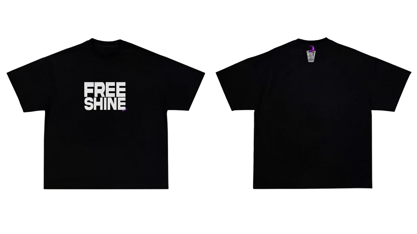FREE SHINE TEE BLACK