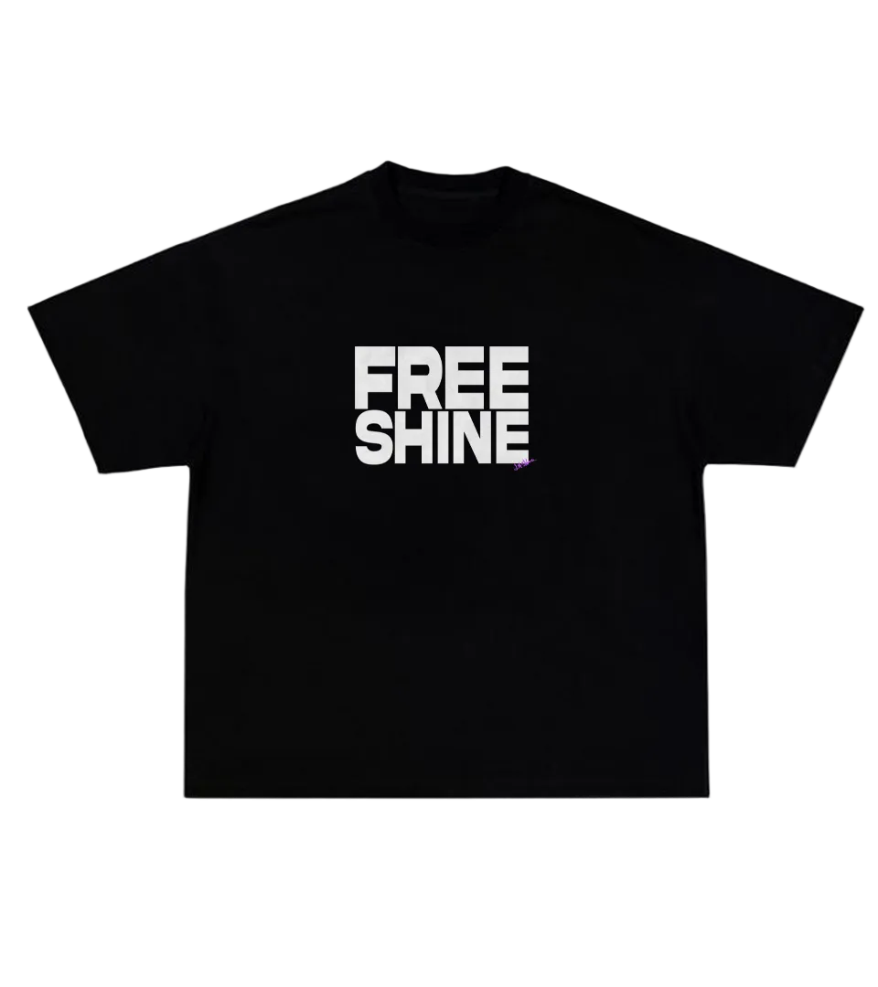 FREE SHINE TEE BLACK